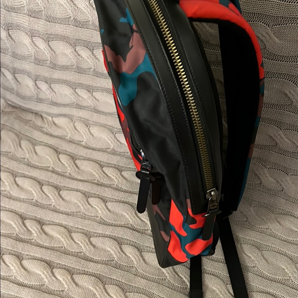 Coach Red and Black Backpack Vibrant Design - Picture 3 of 10